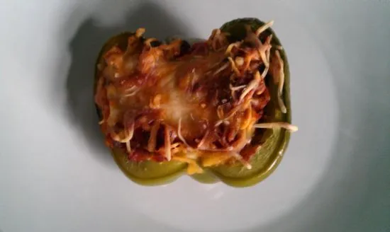 Vegetarische gefüllte Paprika