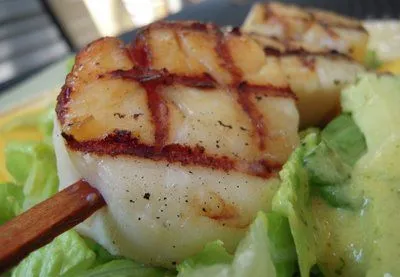 Zucchini-Scallop-Spieße