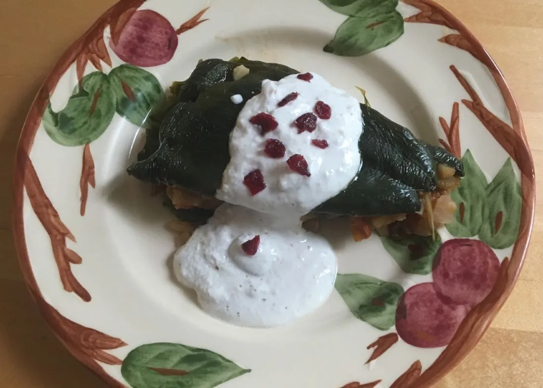 Chiles Rellenos mit Walnusssoße