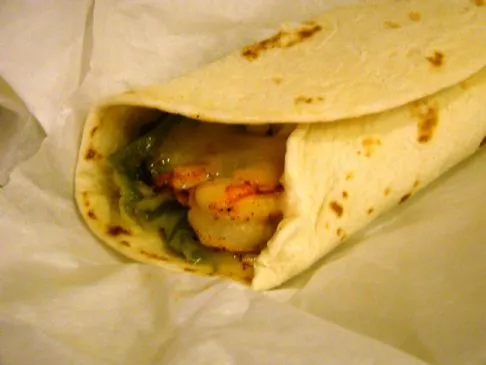 Garnelen-Curry-Wraps