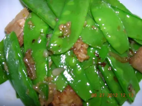 Gebratene Zuckerschoten