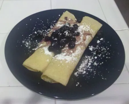 Milchfreie himmlische Vanille-Himbeer-Crêpes