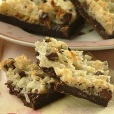 Kokosmakronen-Brownies - Überarbeitung