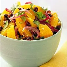 Orange-Koriander-Bohnen-Salat