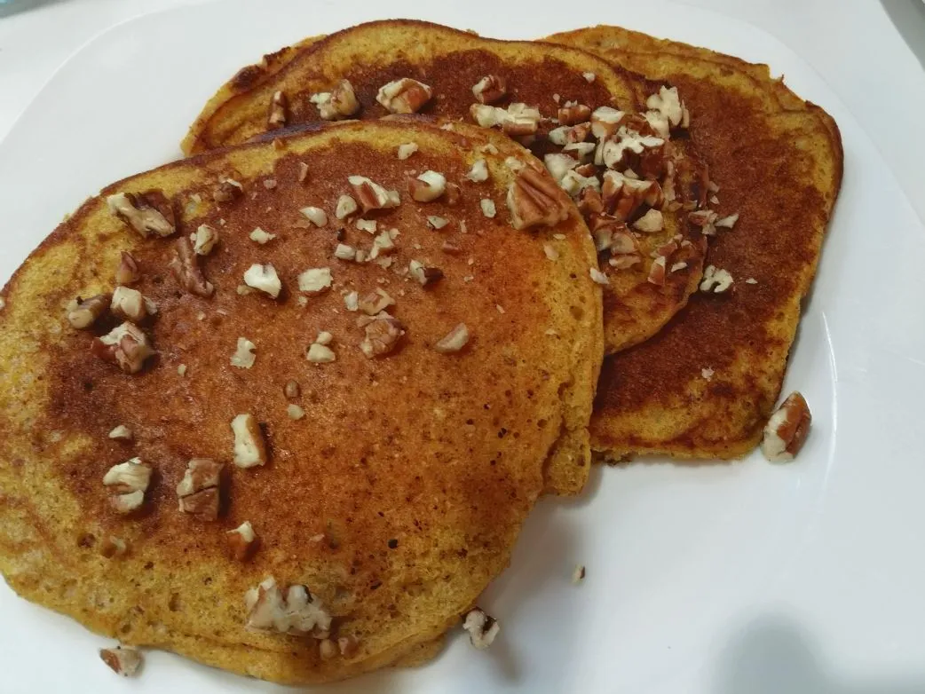 Glutenfreie Kürbispfannkuchen