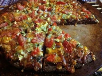 Leinsamen-Pizzaboden