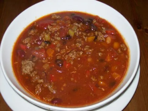 V8 Chili Eintopf aus dem Slow Cooker