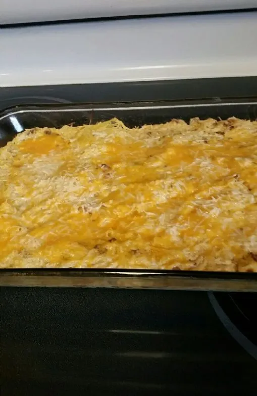 Spaghetti-Kürbis au Gratin mit Speck