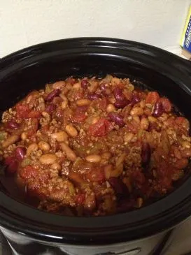 Würziges (aber nicht zu würziges) Chili aus dem Slow Cooker
