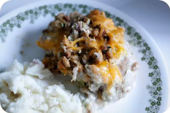 Schweinekotelett-Auflauf