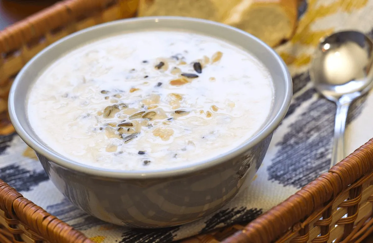 Fettfreies Slow Cooker Hähnchen und Reis