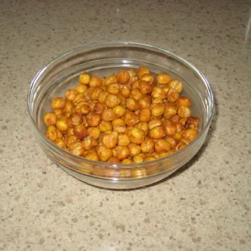 Geröstete Kichererbsensalat-Toppings