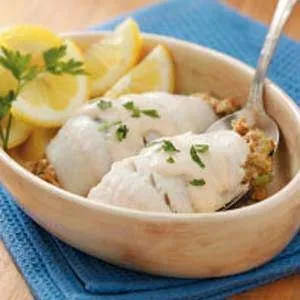 Pestofisch-Röllchen