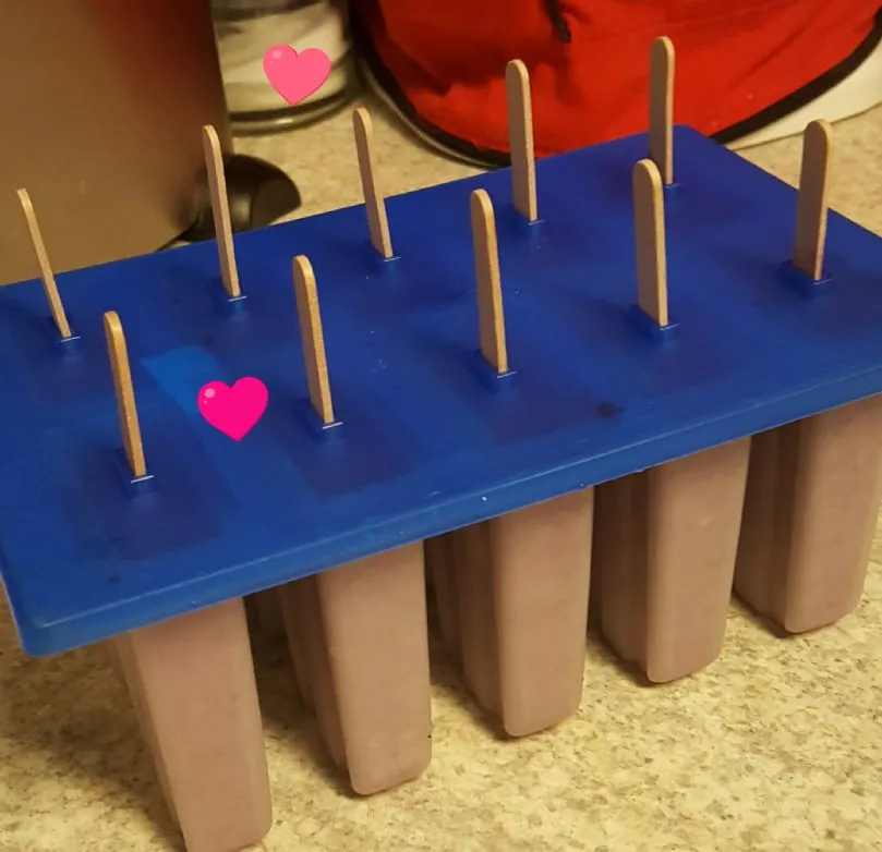 Heidelbeer-Joghurt-Eis am Stiel