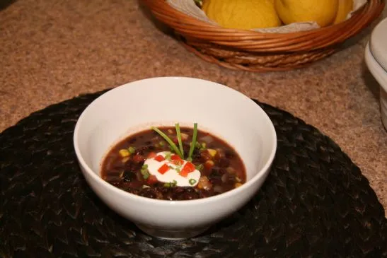 Einfaches Schwarze-Bohnen-Chili