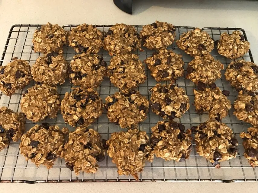 Kauende Schokoladenkekse