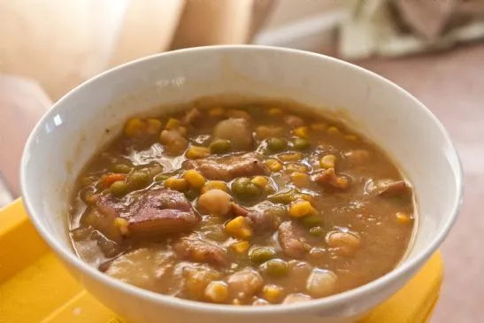 Rindfleisch-Eintopf aus der Vorratskammer