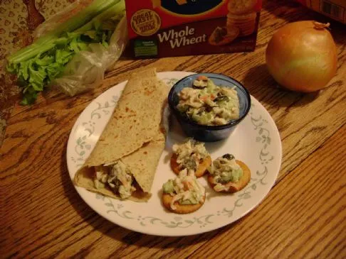 Leckere Imitation Krabbensalat