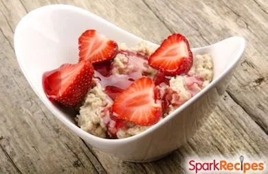 Slow Cooker PB&J Haferbrei