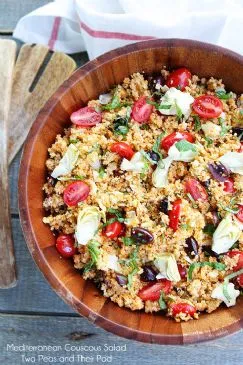Gekühlter mediterraner Couscous-Salat