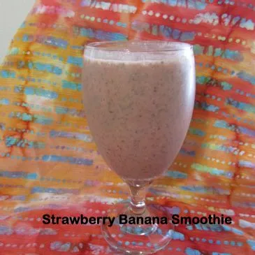 Erdbeer-Bananen-Protein-Shake (Vegan)