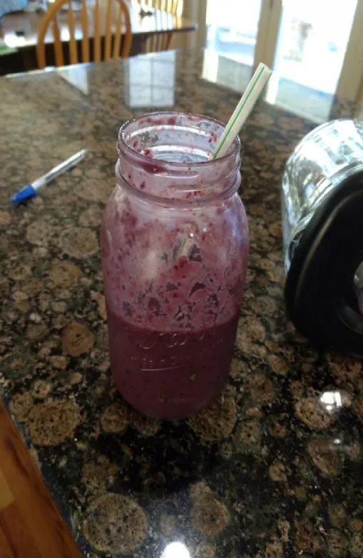 Brombeer-Bananen-Smoothie