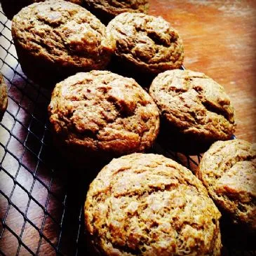 Kürbis-Cayenne-Gewürz Low-Carb Muffins