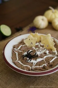 Halloween Schwarze Bohnen Dip