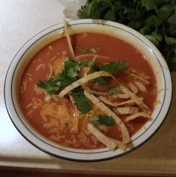Brendas Hühner-Enchilada-Suppe