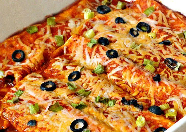 Hähnchen-Enchiladas