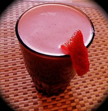 Beeren-Bananen-Protein-Smoothie