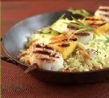 Jakobsmuschel-Kabobs