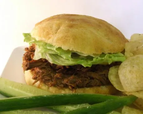 Slow Cooker Pulled Barbecue Beef