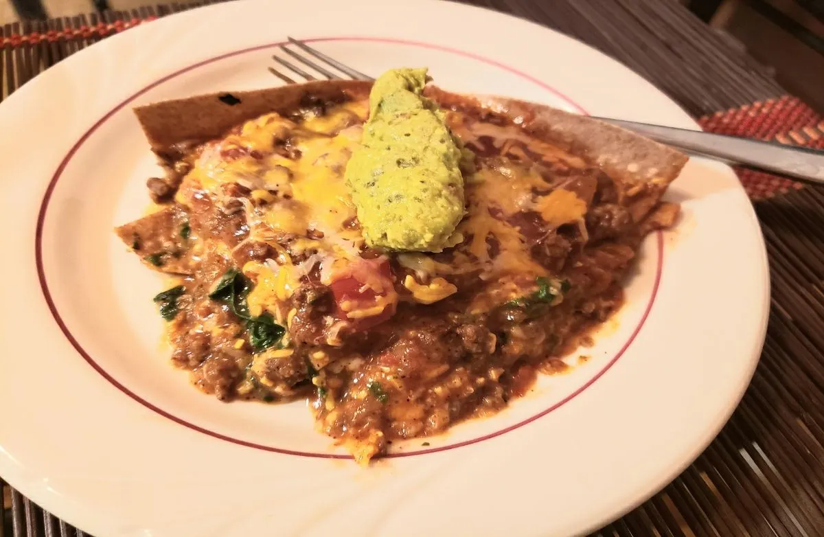 Mexikanische Tortilla-Lasagne