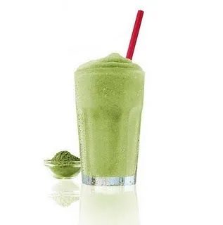 Grüner Tee Bananensmoothie