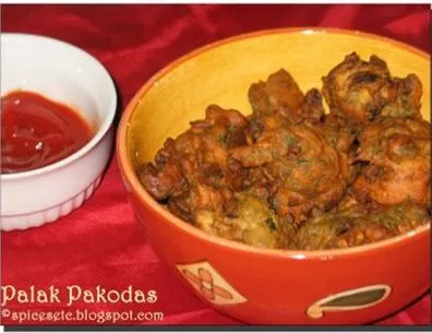 Palak Zwiebel Pakodas - ActiFry