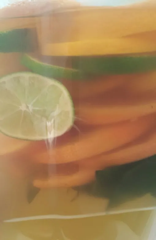 Zitrus- und Minz-Infusion Grüner Tee