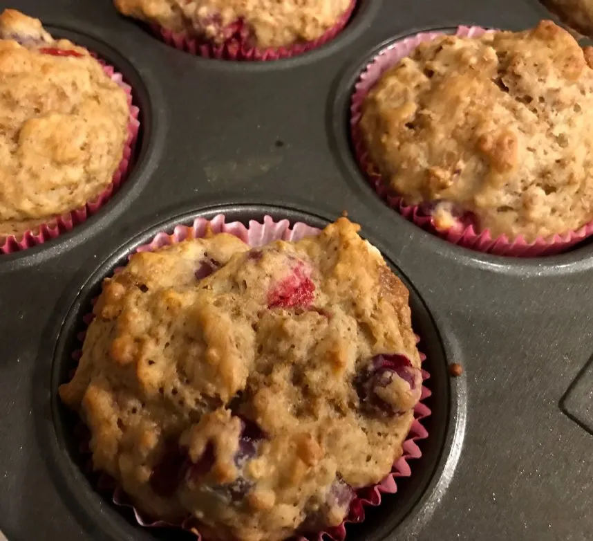 Debs Cranberry-Bran-Muffins