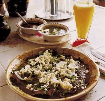 Enfrijoladas - Mikrowellenrezept