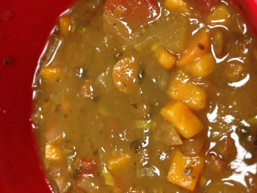 Französische Linsensuppe