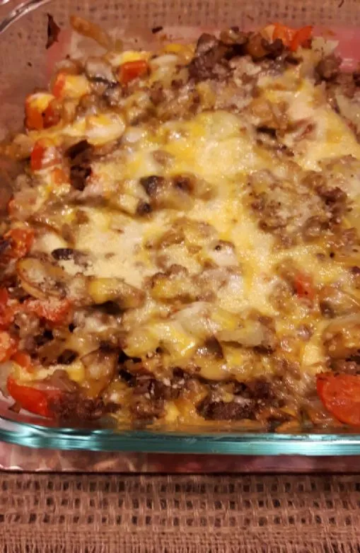 Überbackener Spaghettikürbis