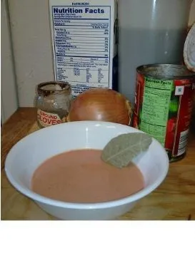 Glutenfreie, zuckerfreie Tomatensuppe