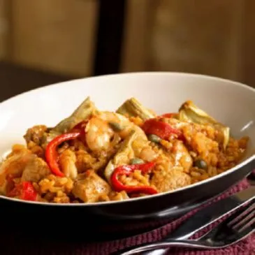 Kubanisches Schweinefleisch und Reis