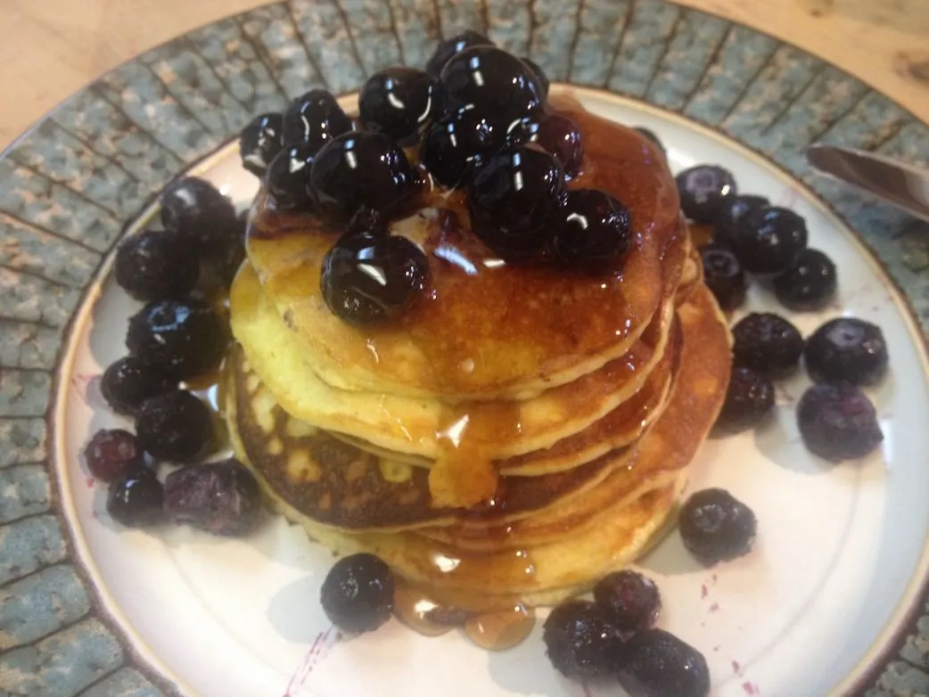 Frischkäse-Pfannkuchen