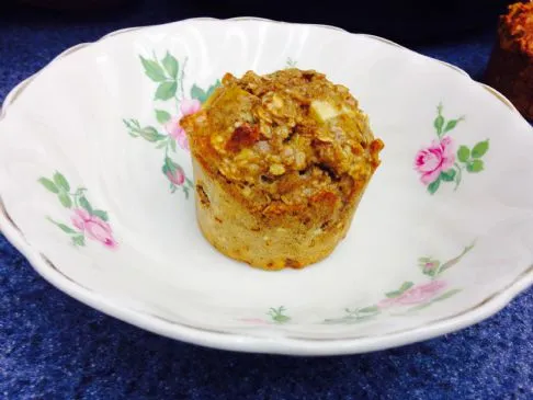 Apfel-Haferflocken-Protein-Muffins