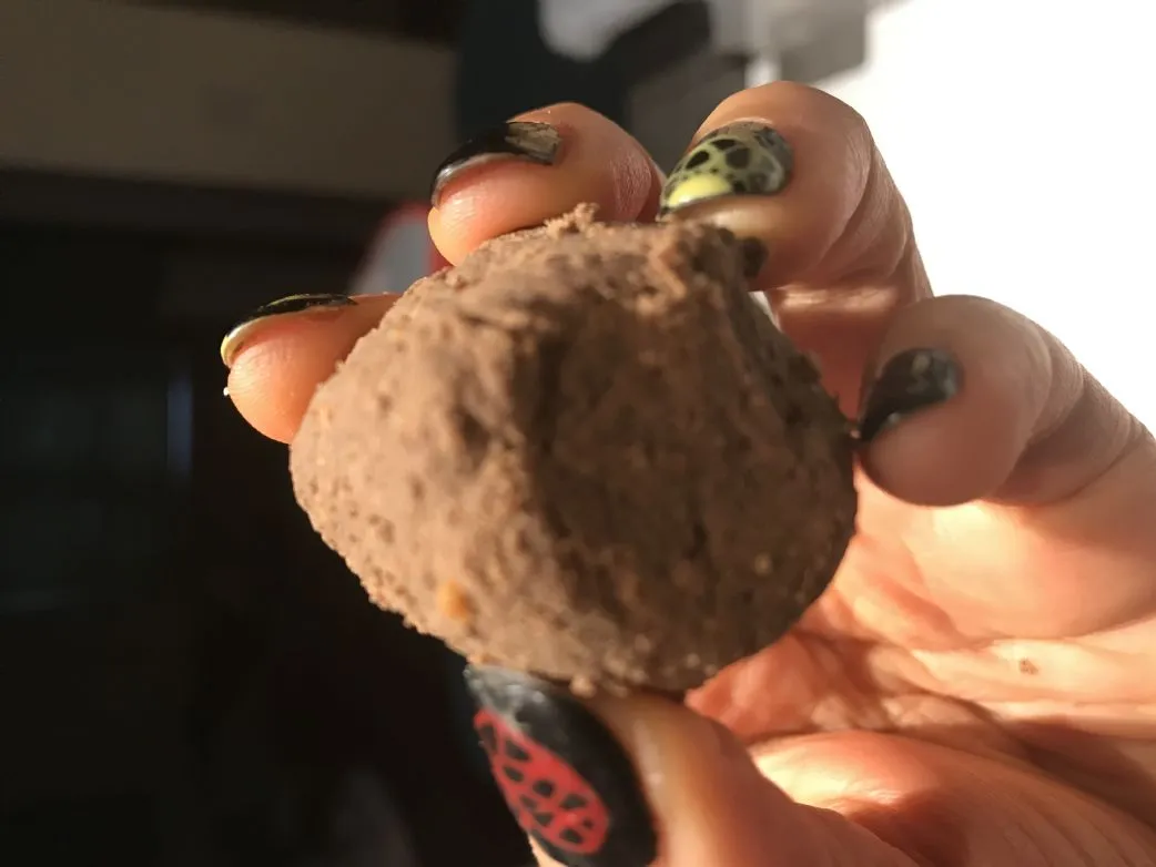 Proteinreiche Schokoladen-Energie-Bällchen