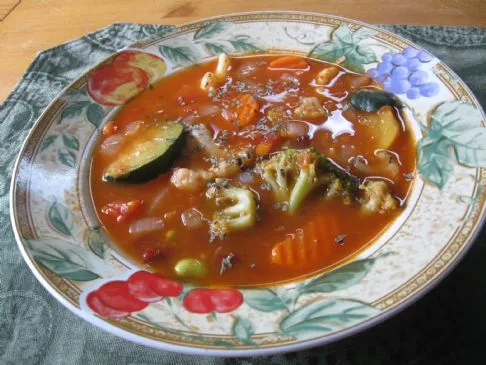 Schnelle Gemüsesuppe