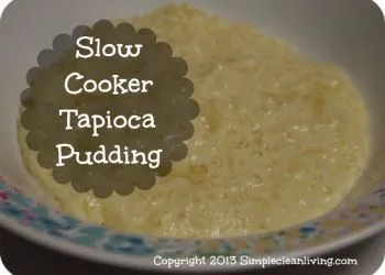 Tapioka aus dem Slow Cooker