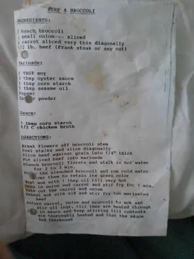 Rindfleisch und Brokkoli