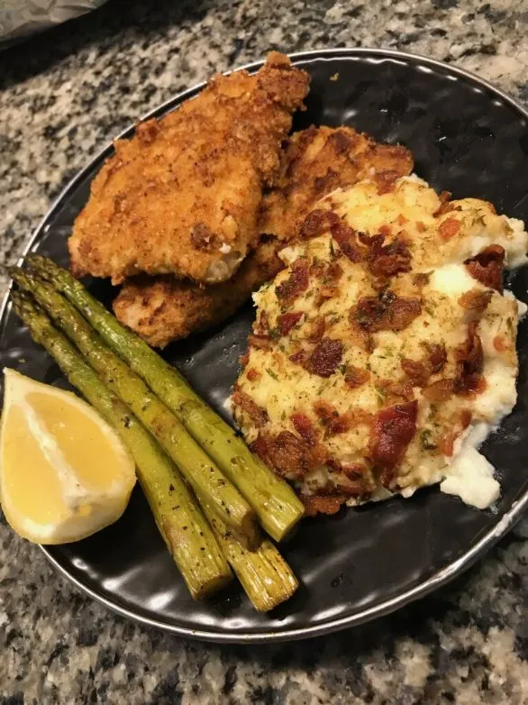 Keto Wiener Schnitzel aus der Heißluftfritteuse
